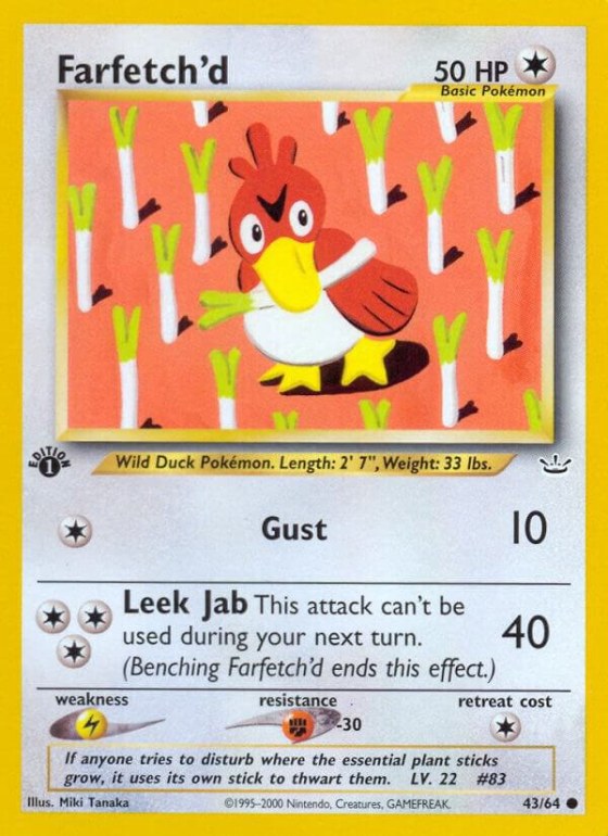 Farfetch'd - 1st Edition