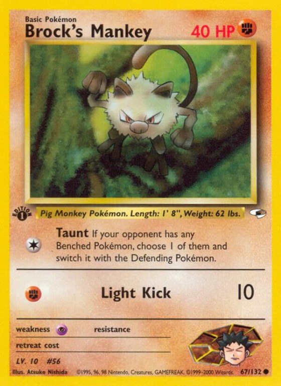 Brock's Mankey (67) - 1st Edition