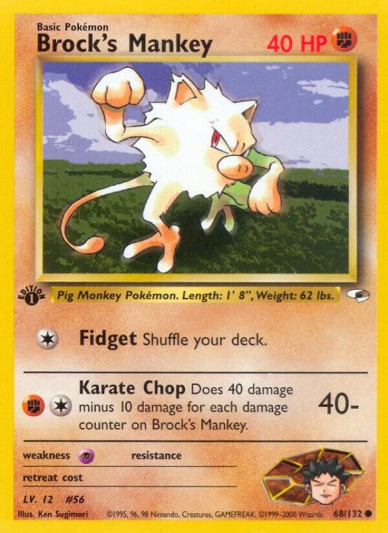 Brock's Mankey (68) - Unlimited