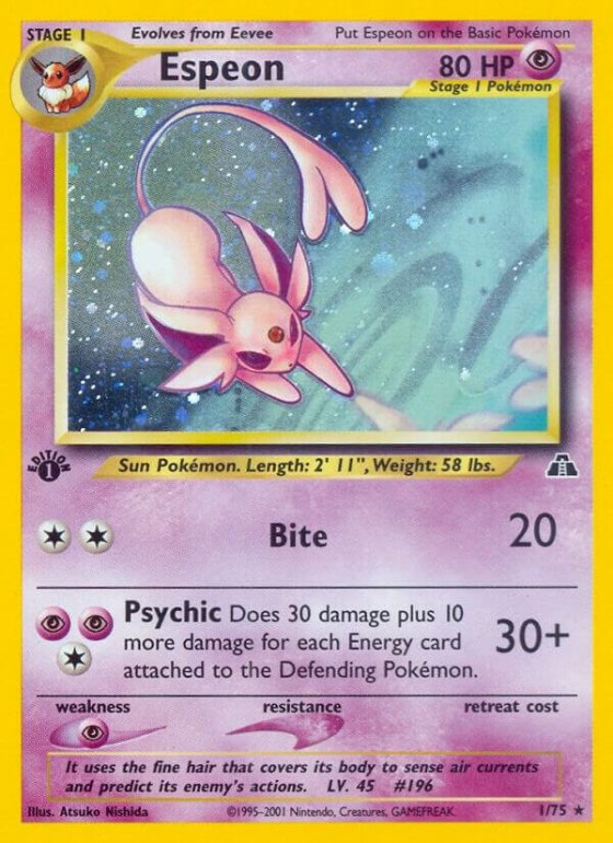 Espeon (1) - Unlimited Holo