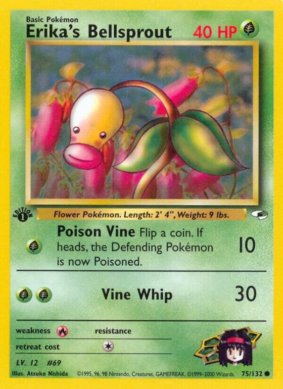 Erika's Bellsprout (75) - 1st Edition
