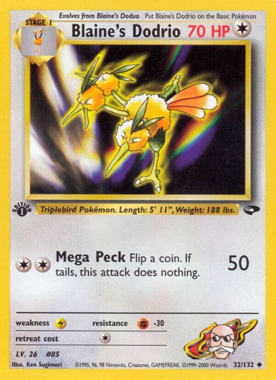 Blaine's Dodrio - 1st Edition