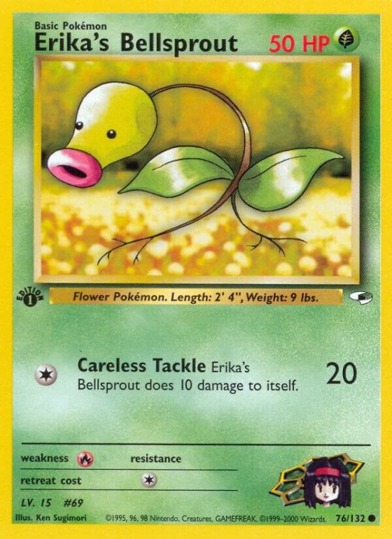 Erika's Bellsprout (76) - 1st Edition