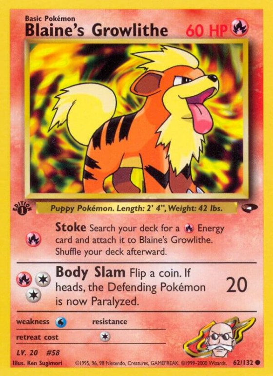 Blaine's Growlithe - Unlimited