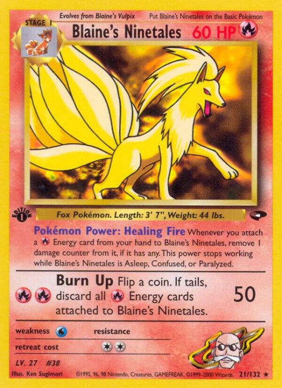 Blaine's Ninetales - Unlimited