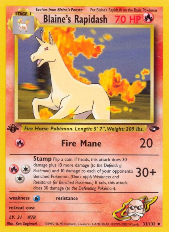 Blaine's Rapidash - Unlimited