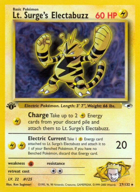 Lt. Surge's Electabuzz (27) - Unlimited