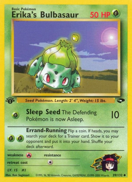 Erika's Bulbasaur - 1st Edition