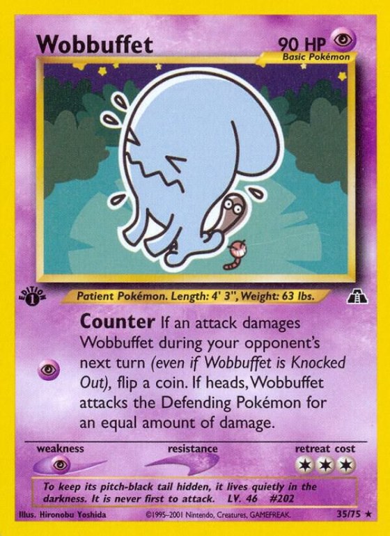 Wobbuffet (35) - 1st Edition