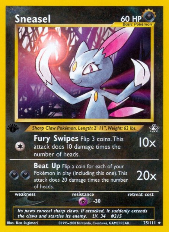 Sneasel - 1st Edition