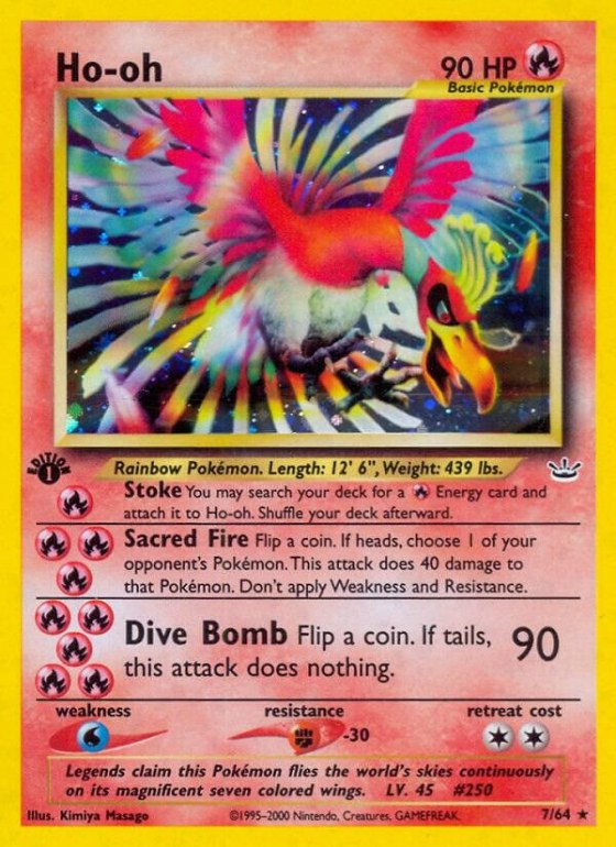 Ho-oh (7) - Unlimited Holo