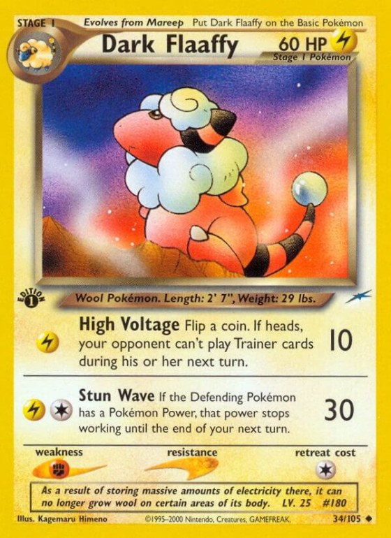 Dark Flaaffy - 1st Edition