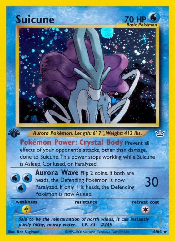 Suicune (14) - Unlimited Holo