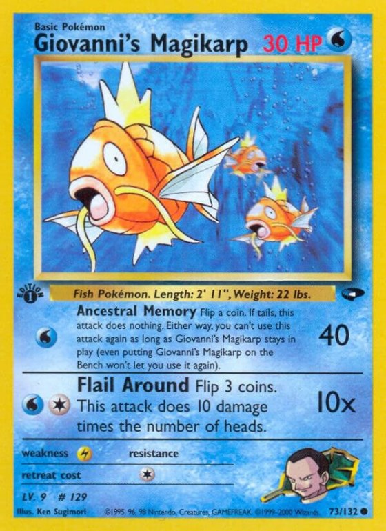 Giovanni's Magikarp - Unlimited