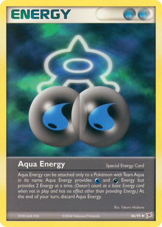 Aqua Energy - Reverse Holo