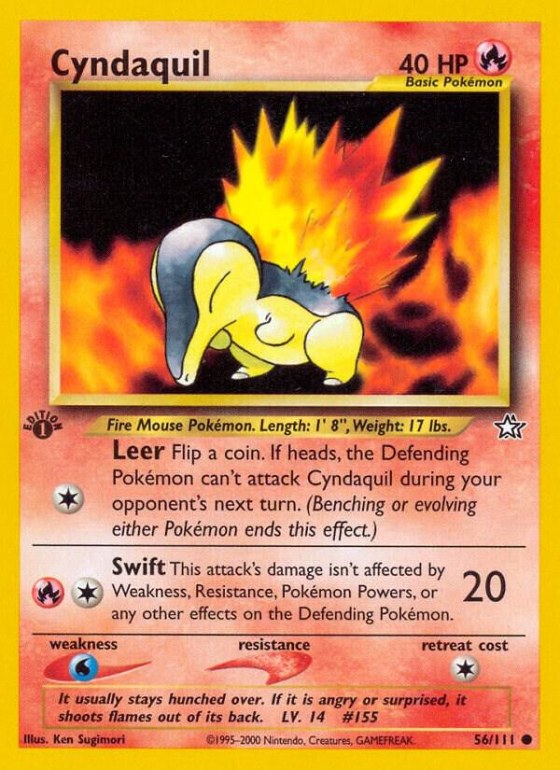 Cyndaquil (56) - 1st Edition