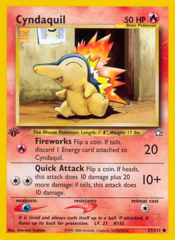 Cyndaquil (57) - 1st Edition
