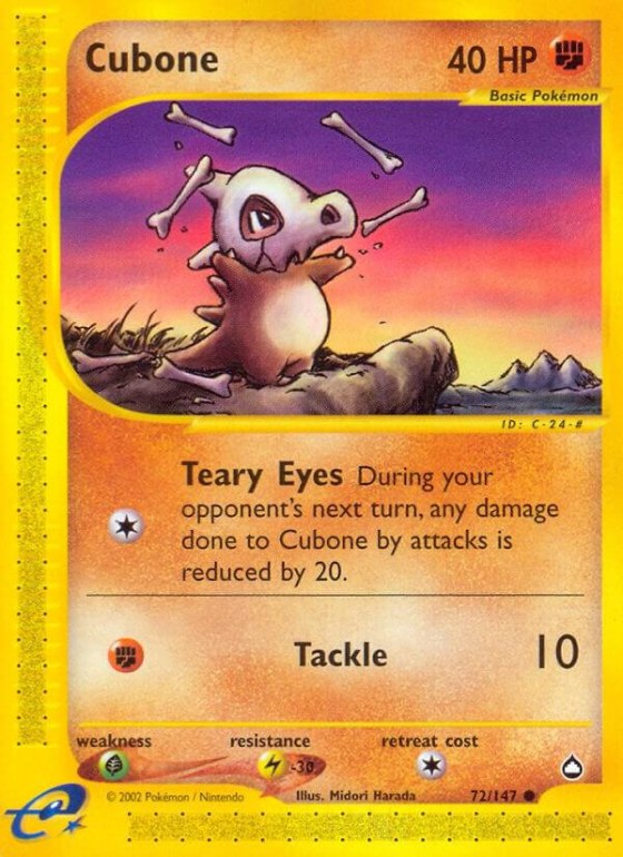 Cubone - Reverse Holo