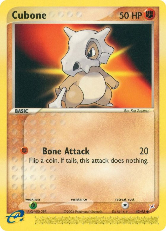 Cubone - Reverse Holo
