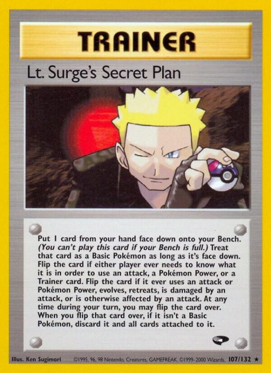 Lt. Surge's Secret Plan - 1st Edition