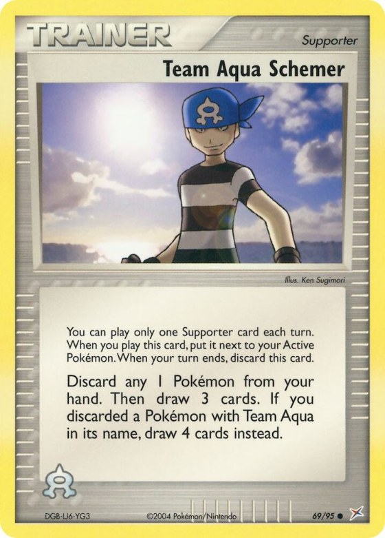 Team Aqua Schemer - Reverse Holo