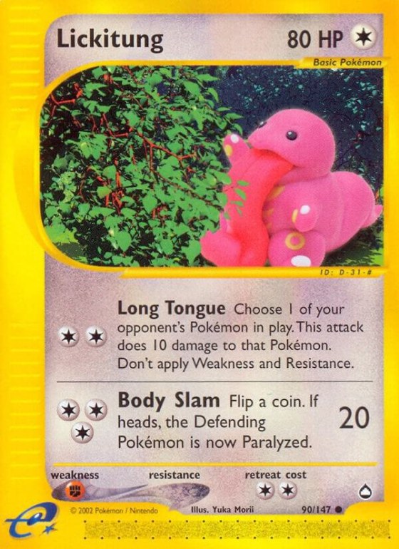 Lickitung - Reverse Holo