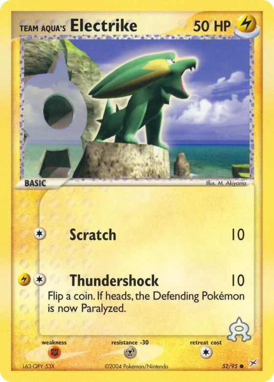 Team Aqua's Electrike - Reverse Holo