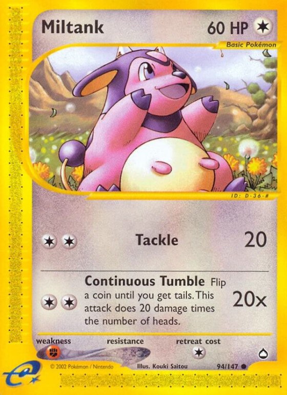 Miltank - Reverse Holo