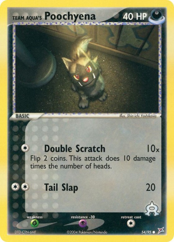 Team Aqua's Poochyena - Reverse Holo