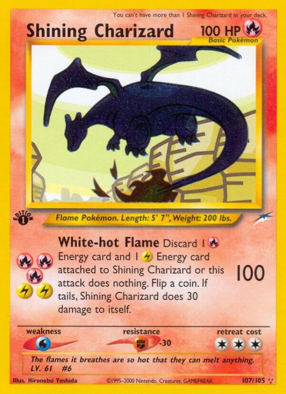 Shining Charizard - Unlimited Holo