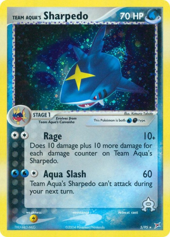 Team Aqua's Sharpedo - Holo