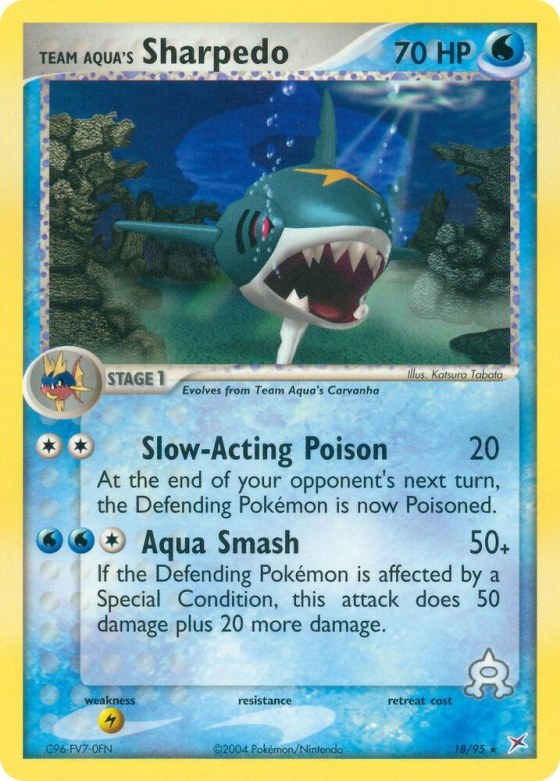 Team Aqua's Sharpedo - Reverse Holo