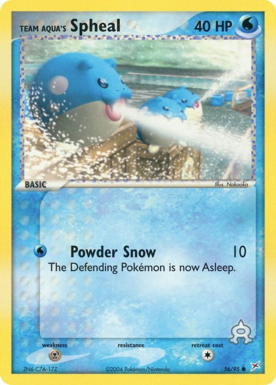 Team Aqua's Spheal - Reverse Holo