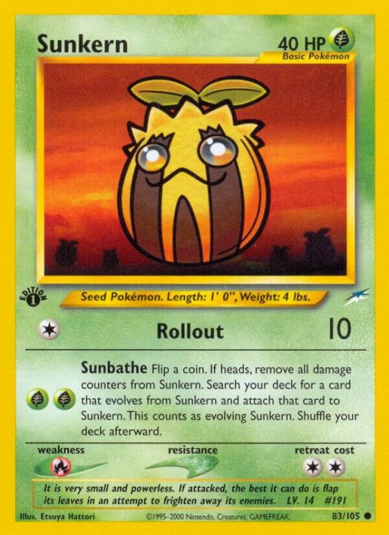 Sunkern - 1st Edition