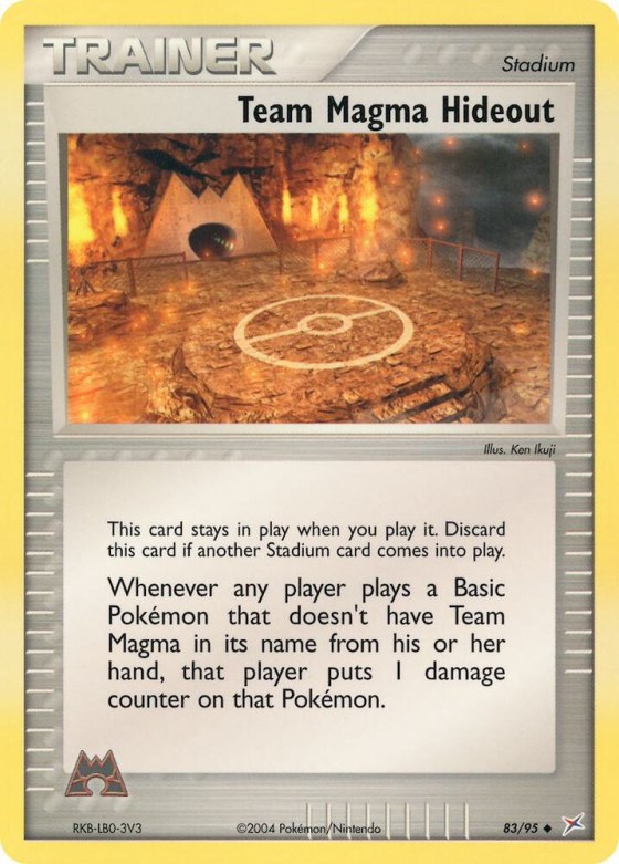 Team Magma Hideout - Reverse Holo