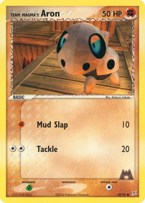 Team Magma's Aron - Reverse Holo