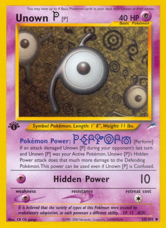Unown [P] - 1st Edition