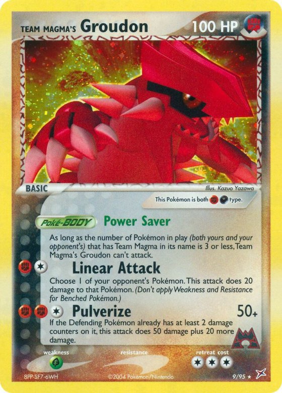 Team Magma's Groudon - Reverse Holo