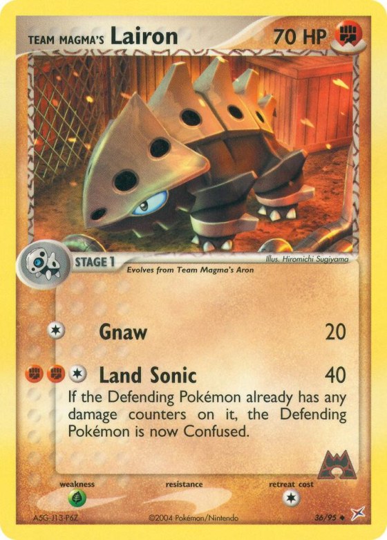 Team Magma's Lairon - Reverse Holo