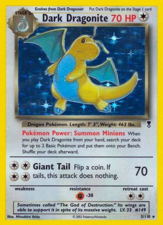 Dark Dragonite - Reverse Holo