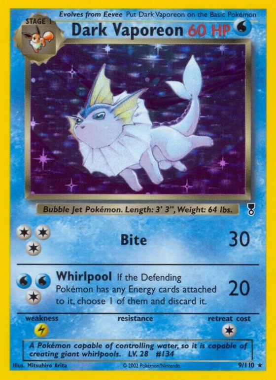 Dark Vaporeon - Holo