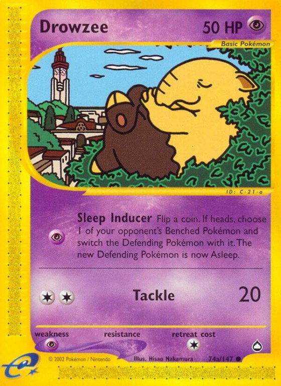Drowzee (74a) - Reverse Holo