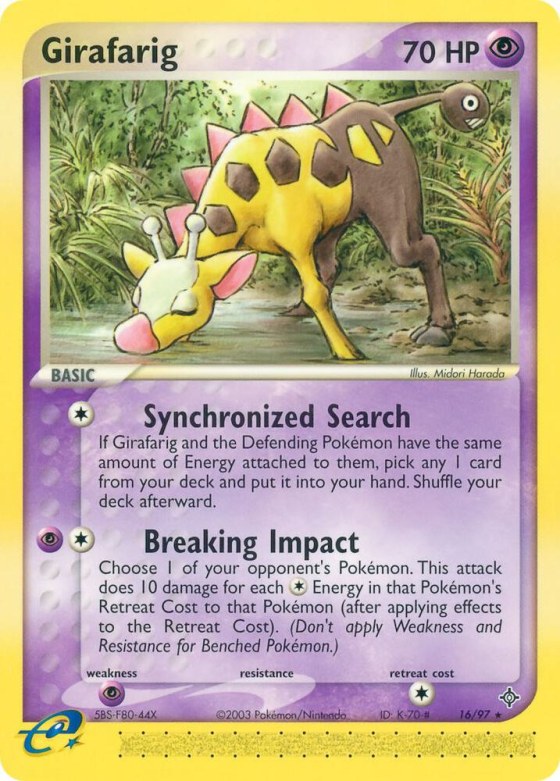 Girafarig - Reverse Holo