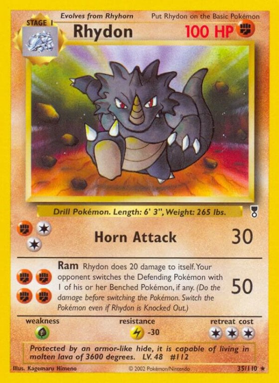 Rhydon - Reverse Holo