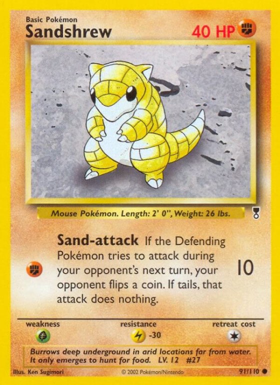 Sandshrew - Reverse Holo