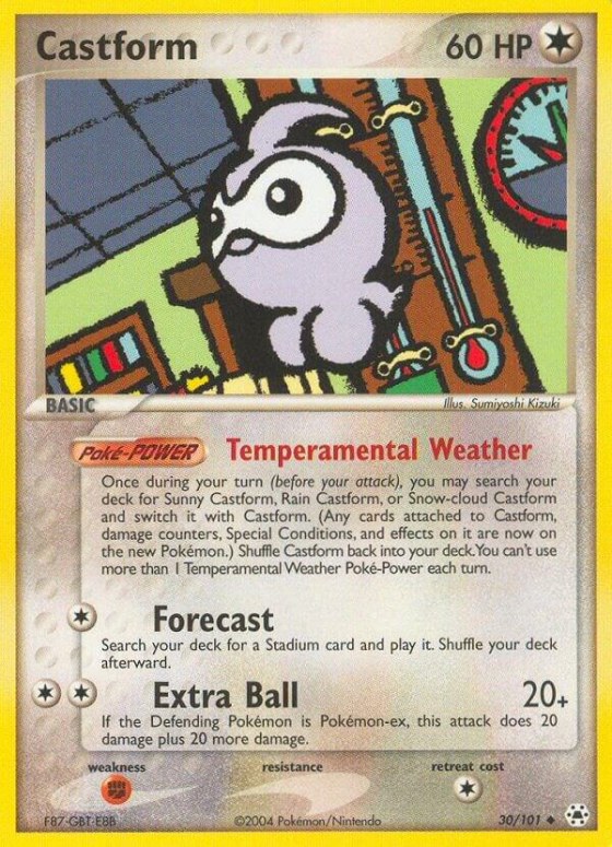 Castform - Reverse Holo