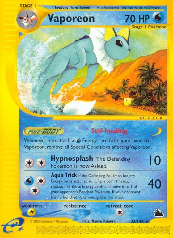 Vaporeon - Reverse Holo