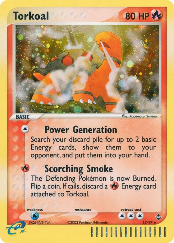 Torkoal - Reverse Holo