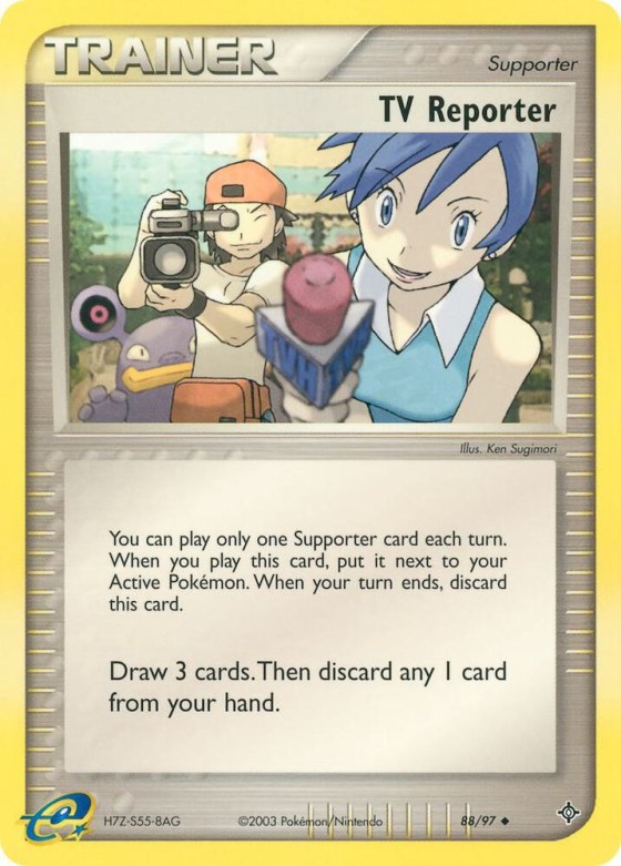 TV Reporter - Reverse Holo