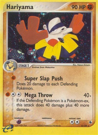 Hariyama - Reverse Holo